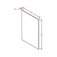 SC-S2496 White Shelf Board 24"W × 96"H × 3/4"D(All edges are finished)