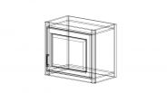 AG-W2118 Shaker Green Wall Cabinet 21"W × 18"H × 12"D
