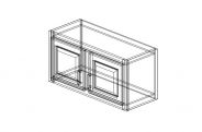 AG-W3015 Shaker Green Wall Cabinet 30"W × 15"H × 12"D