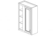 MD-BLW2742 Shaker Black Blind Wall Corner Cabinet 27"W × 42"H × 12"D