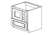 NW-BM30 Classic Wheat Drawer Base Microwave Cabinet 30"W  x 34 1/2"H  x 24"D(Opening is 27"W x 16"H)