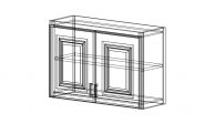 SC-W3624 Shaker Brown Wall Cabinet 36"W × 24"H × 12"D