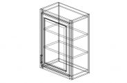 SLW-W2130 Slim Shaker White Wall Cabinet 21"W × 30"H × 12"D