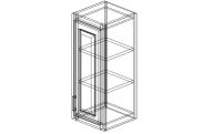 SW-W1230 Shaker White Wall Cabinet 12"W × 30"H × 12"D