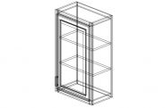 SW-W2136 Shaker White Wall Cabinet 21"W × 36"H × 12"D