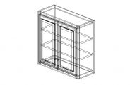 SW-W3030 Shaker White Wall Cabinet 30"W × 30"H × 12"D